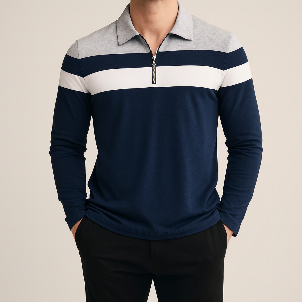 Hansberry Quarter-Zip Polo