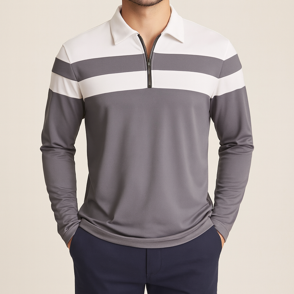 Hansberry Quarter-Zip Polo
