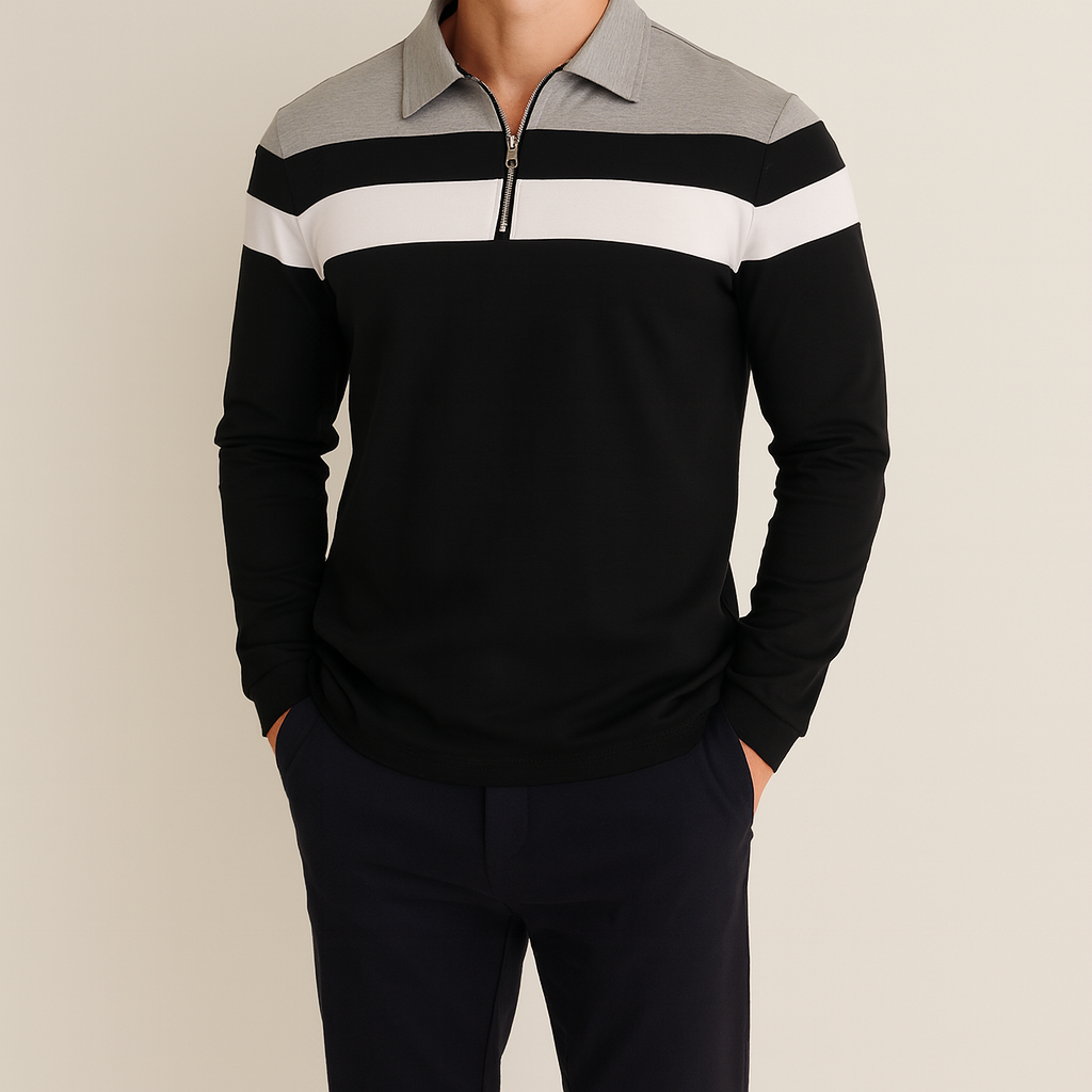 Hansberry Quarter-Zip Polo