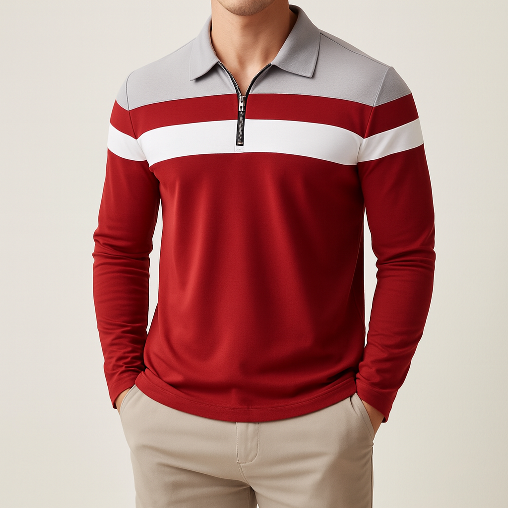 Hansberry Quarter-Zip Polo