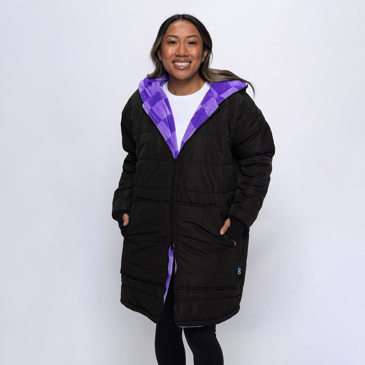 Black/Lilac Checker