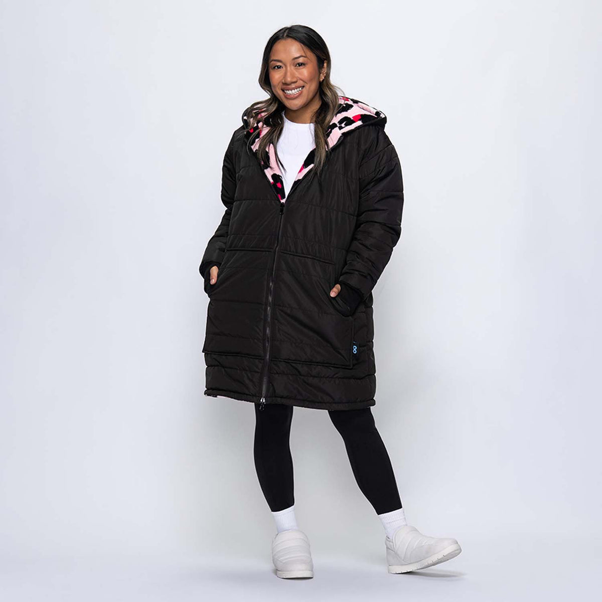 Black/Pink Leopard