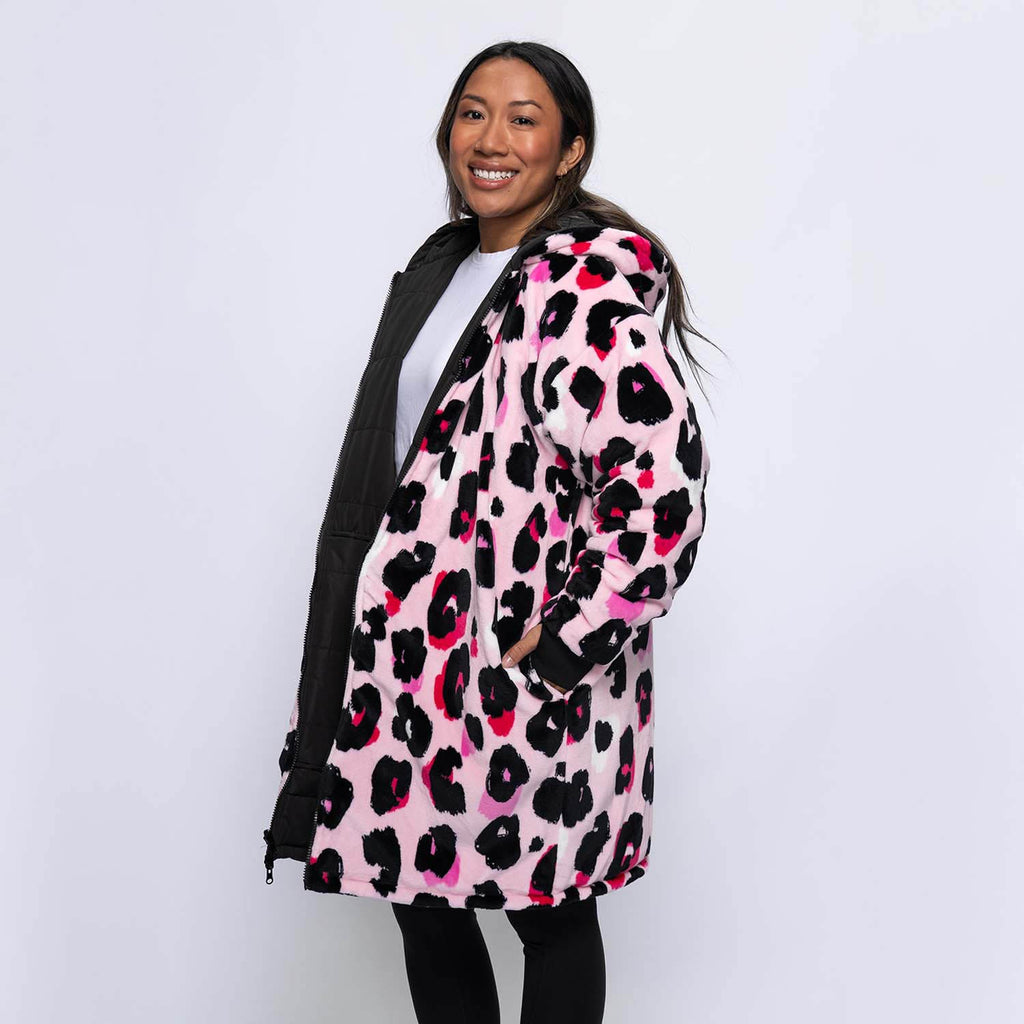 Black/Pink Leopard
