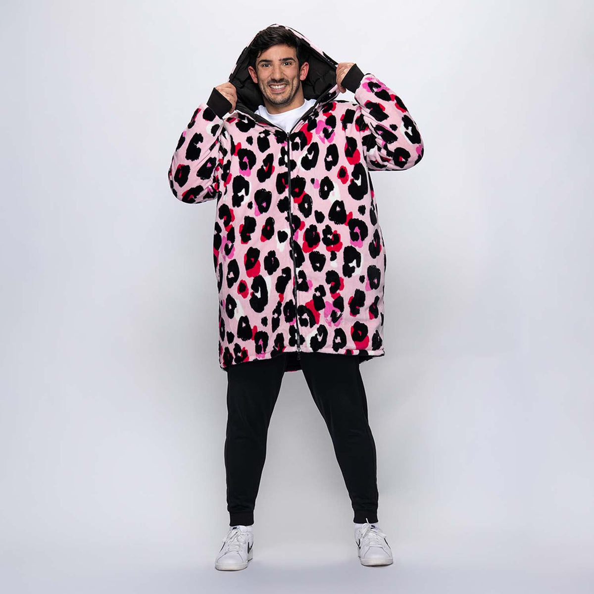 Black/Pink Leopard