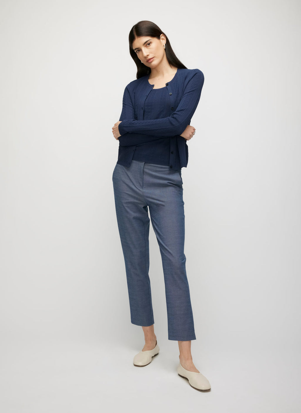 Farrah Fitted Sweater Cardigan