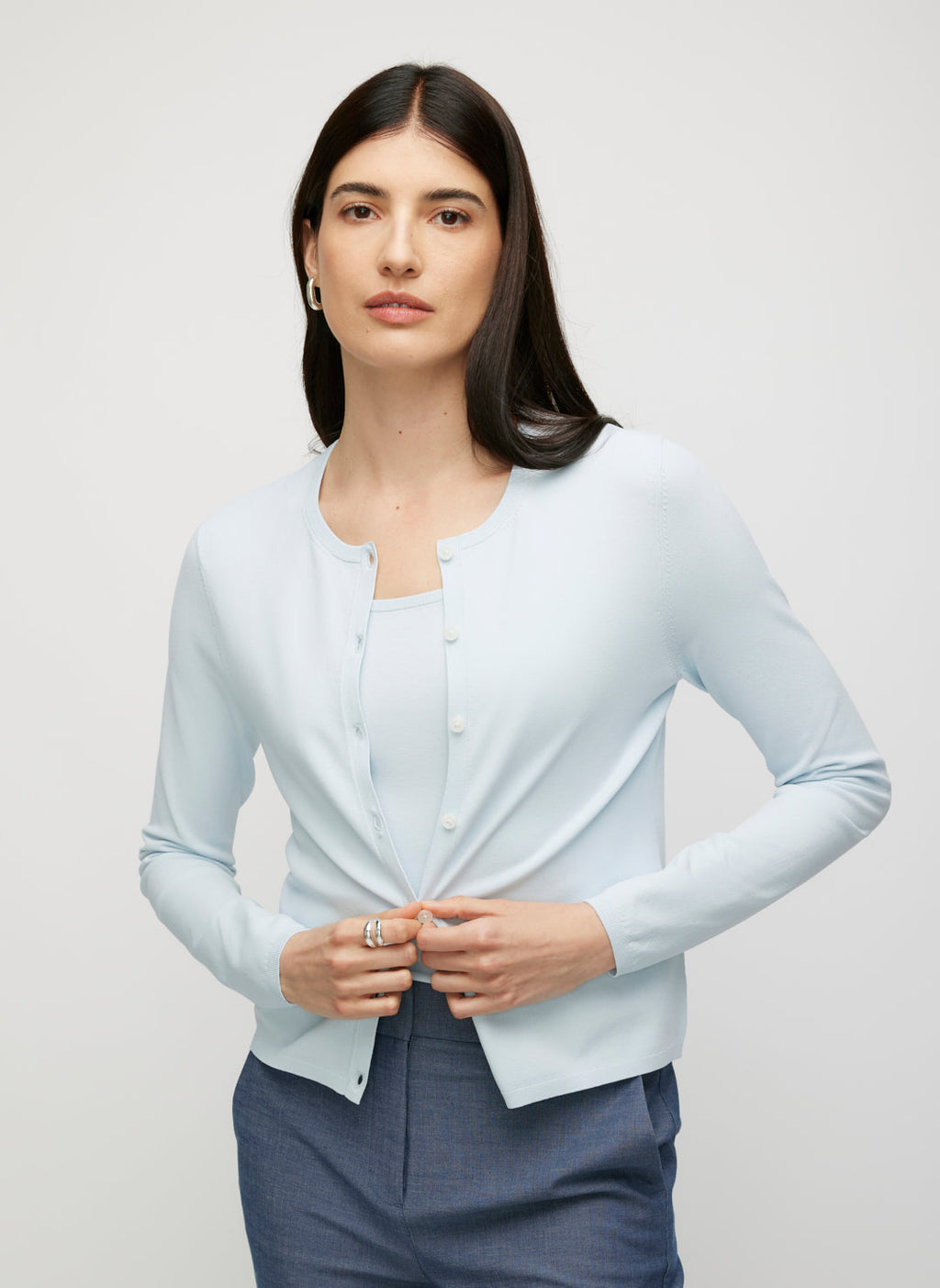 Farrah Fitted Sweater Cardigan