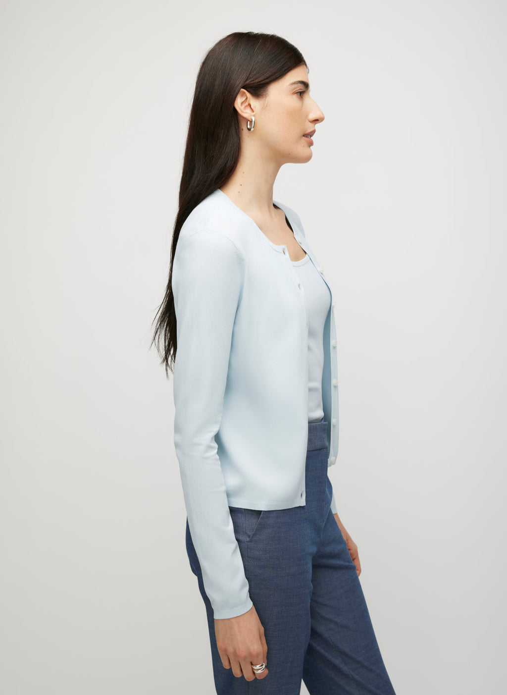 Farrah Fitted Sweater Cardigan