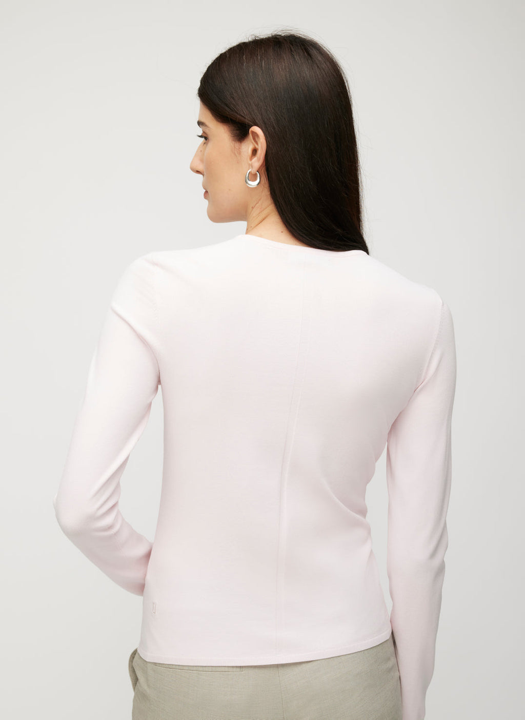 Farrah Slim Fit Long Sleeve Crewneck Sweater