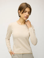 Farrah Slim Fit Long Sleeve Crewneck Sweater