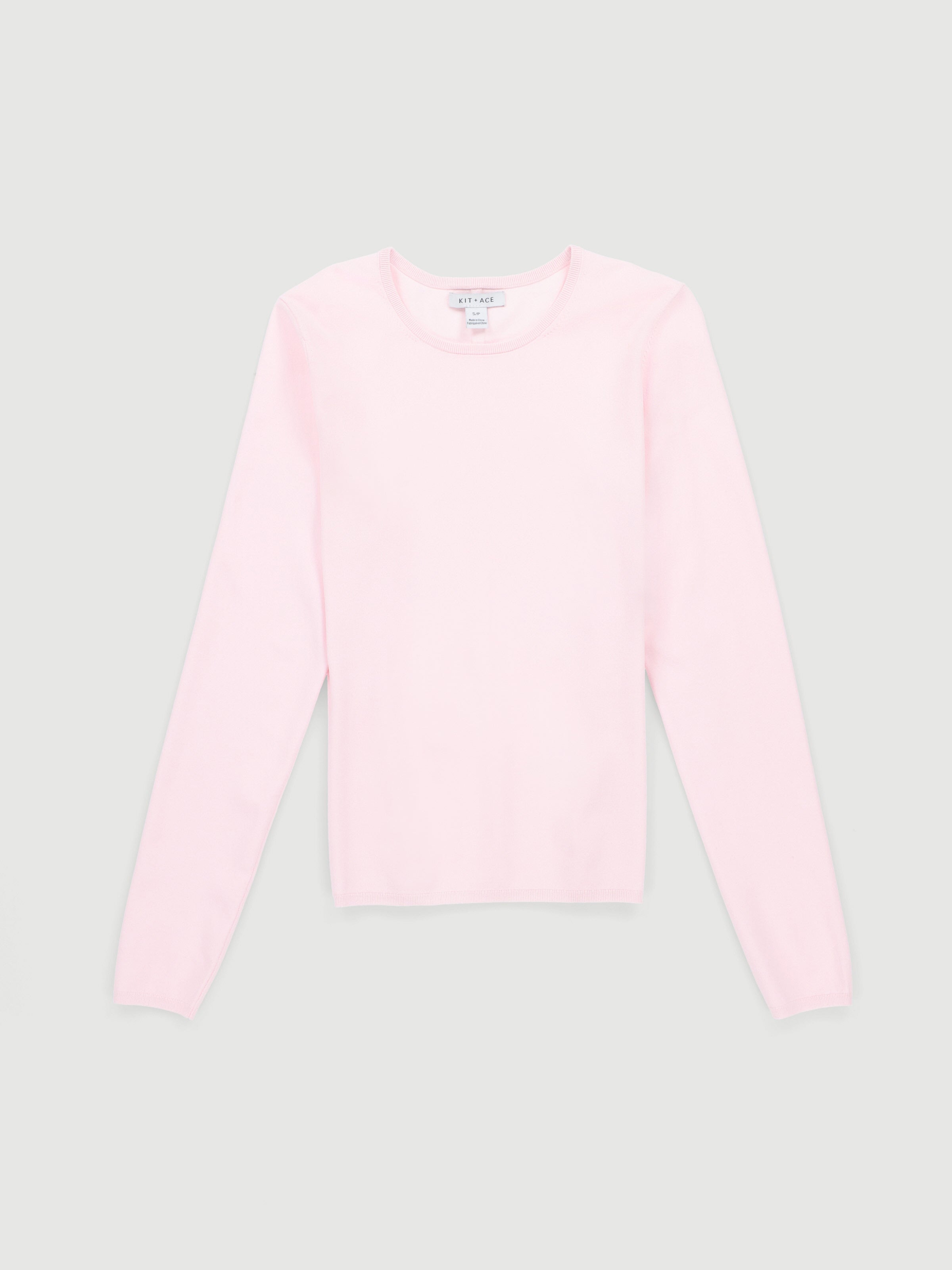 Farrah Slim Fit Long Sleeve Crewneck Sweater