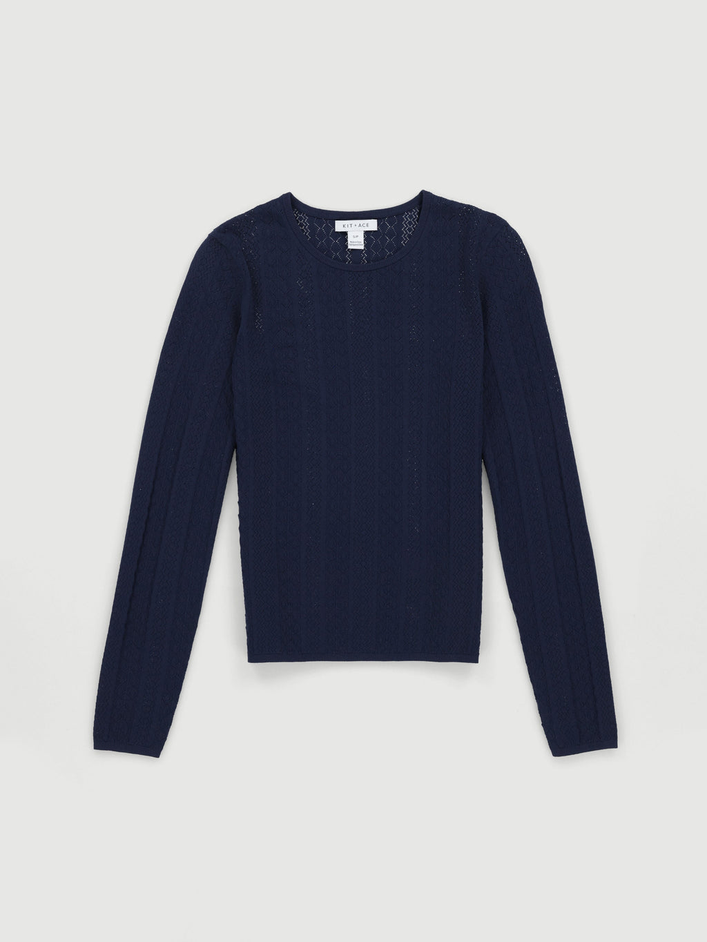 Farrah Slim Fit Long Sleeve Crewneck Sweater
