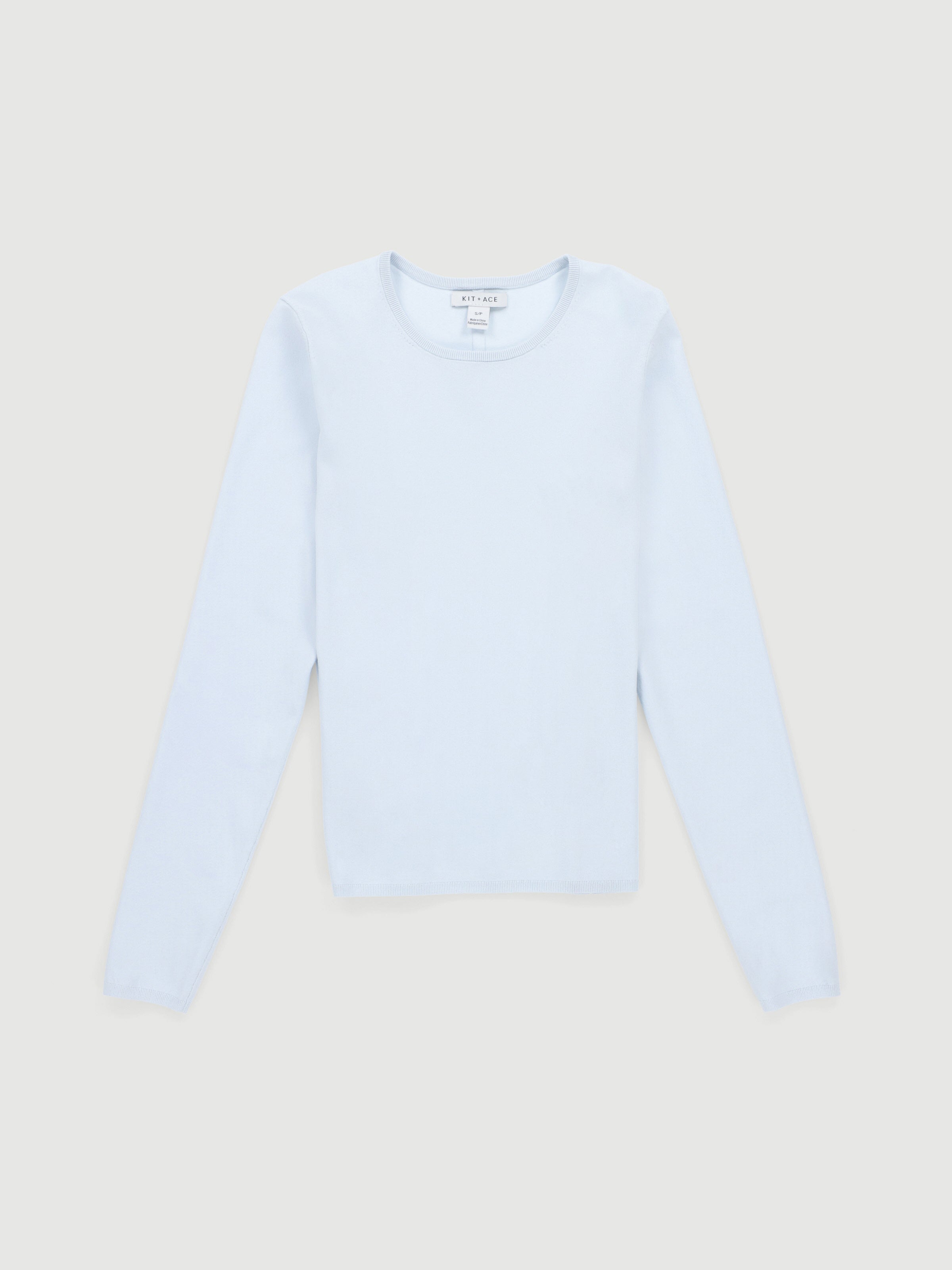 Farrah Slim Fit Long Sleeve Crewneck Sweater