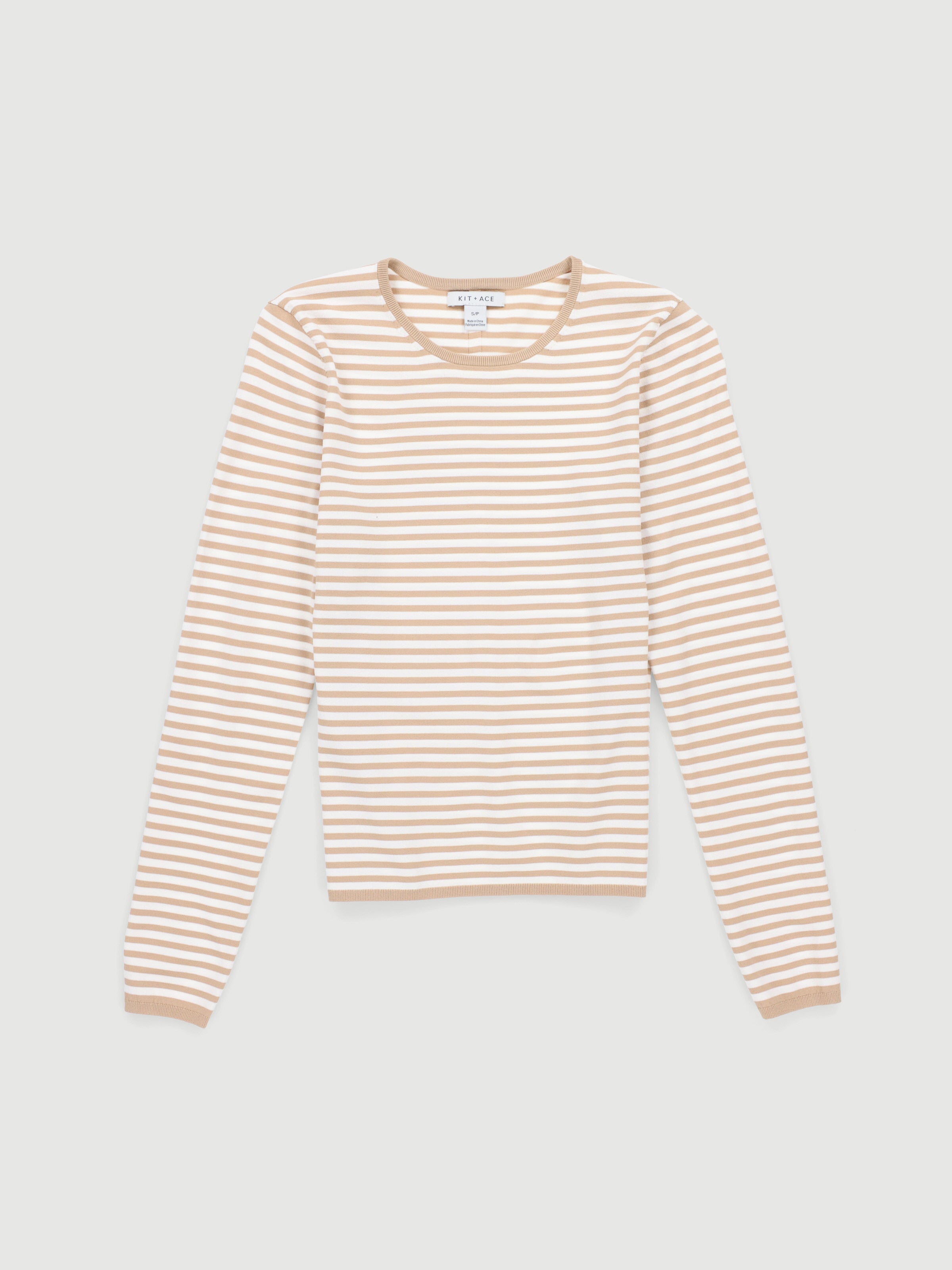 Farrah Slim Fit Long Sleeve Crewneck Sweater