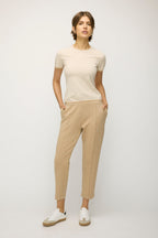 Farrah Slim Fit Short Sleeve Crewneck Sweater