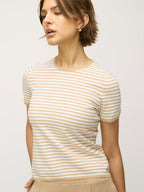 Farrah Slim Fit Short Sleeve Crewneck Sweater