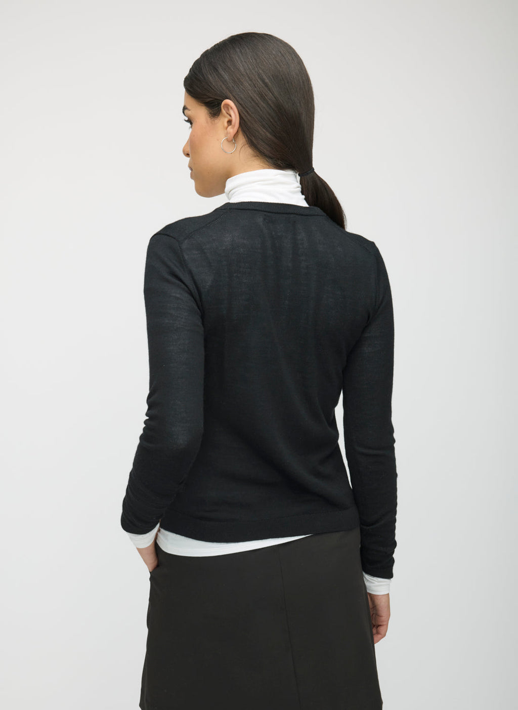 Silk Cashmere Cardigan Sweater