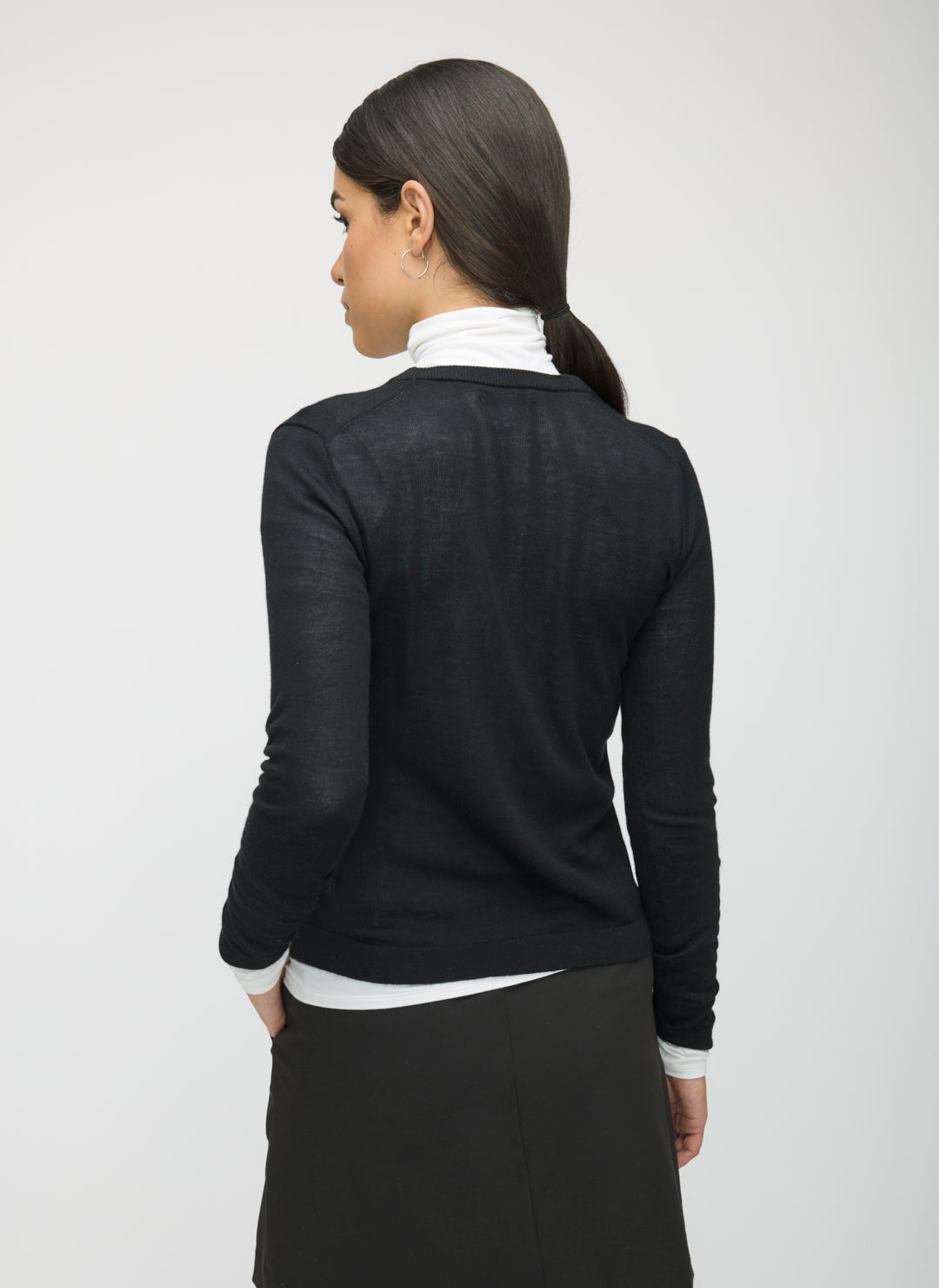 Silk Cashmere Cardigan Sweater