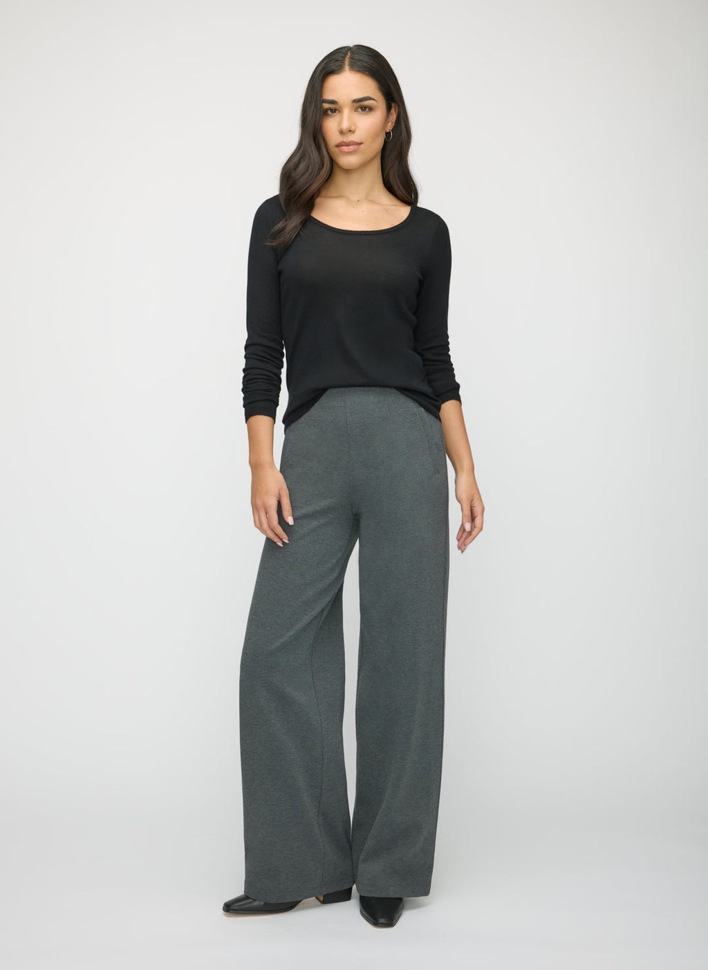 Silk Cashmere Scoopneck Sweater