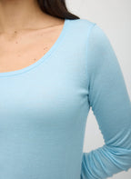 Silk Cashmere Scoopneck Sweater