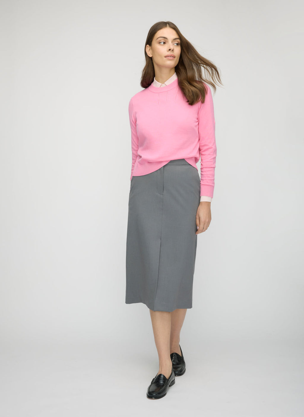 Cotton Cashmere Crewneck