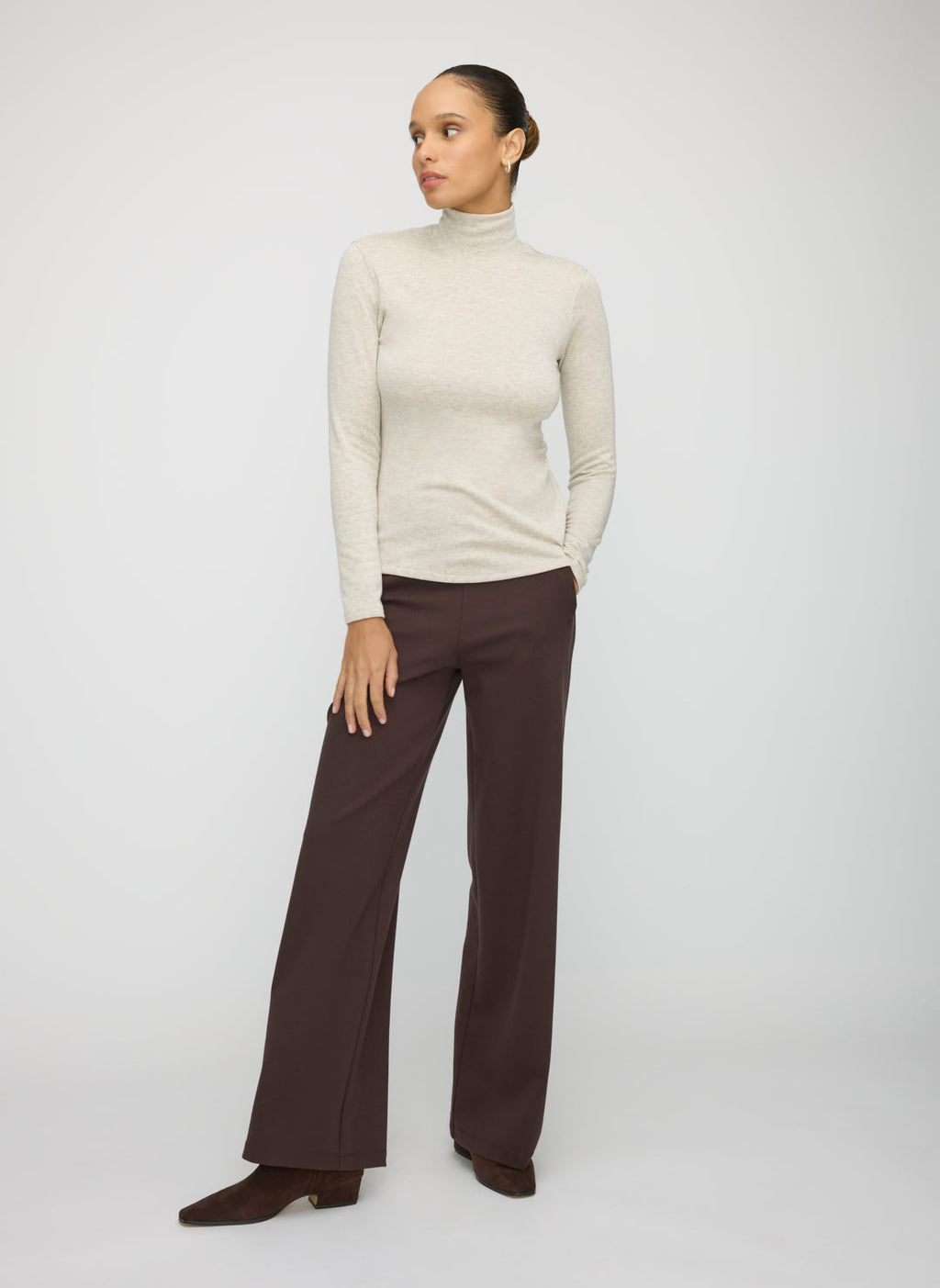 Upgraded Brushed Turtleneck