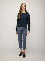 Londyn Long Sleeve Swing Pocket Tee