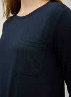Londyn Long Sleeve Swing Pocket Tee