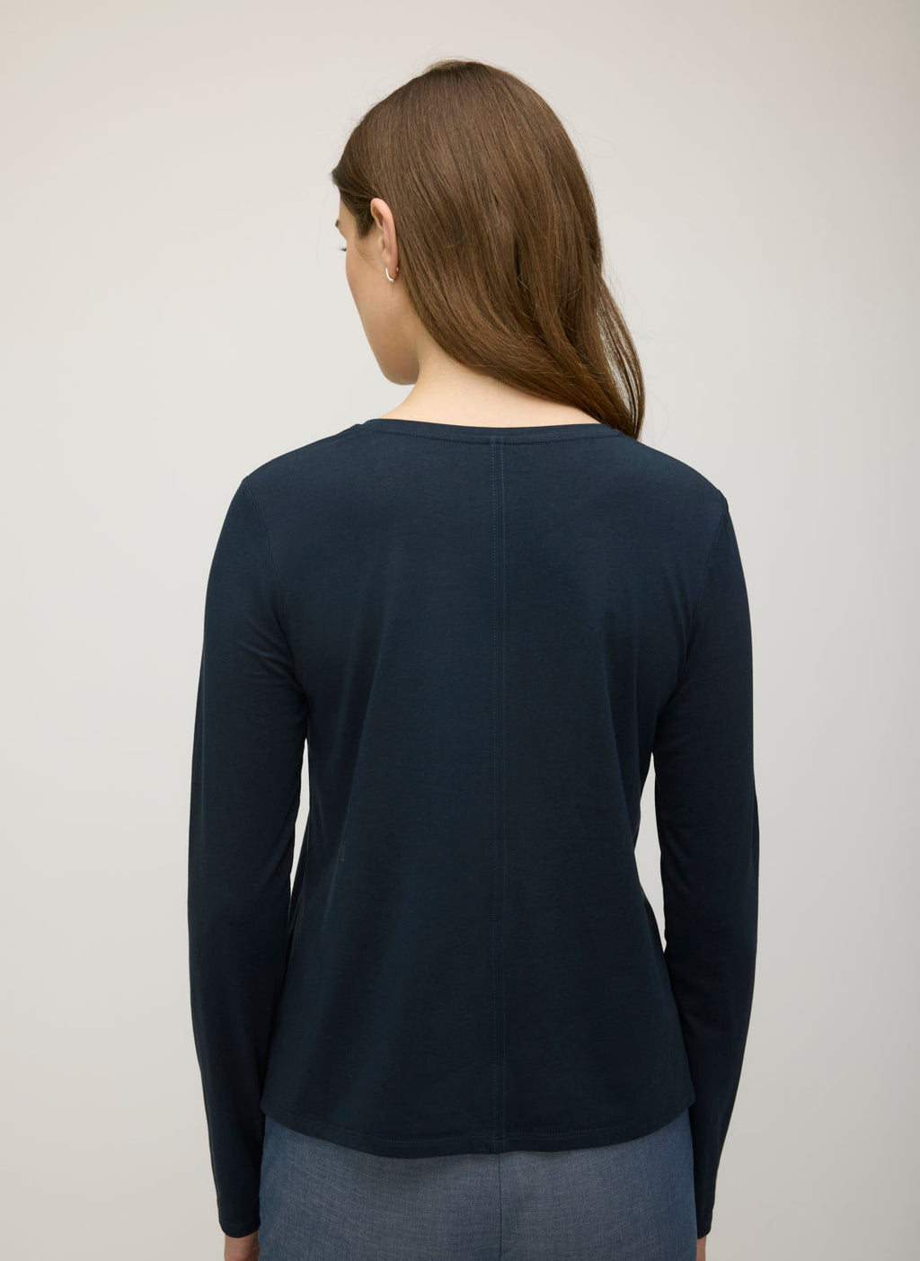 Londyn Long Sleeve Swing Pocket Tee