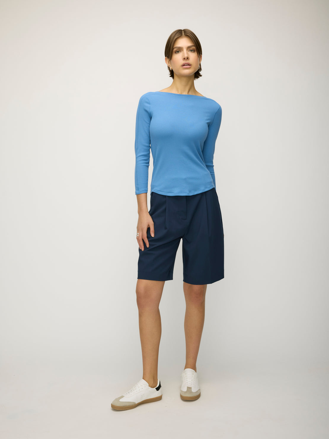 Scoop Back 3/4 Sleeve