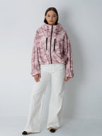 STM-TEX™ One Size Pink Camo Short Oversized Rain Jacket