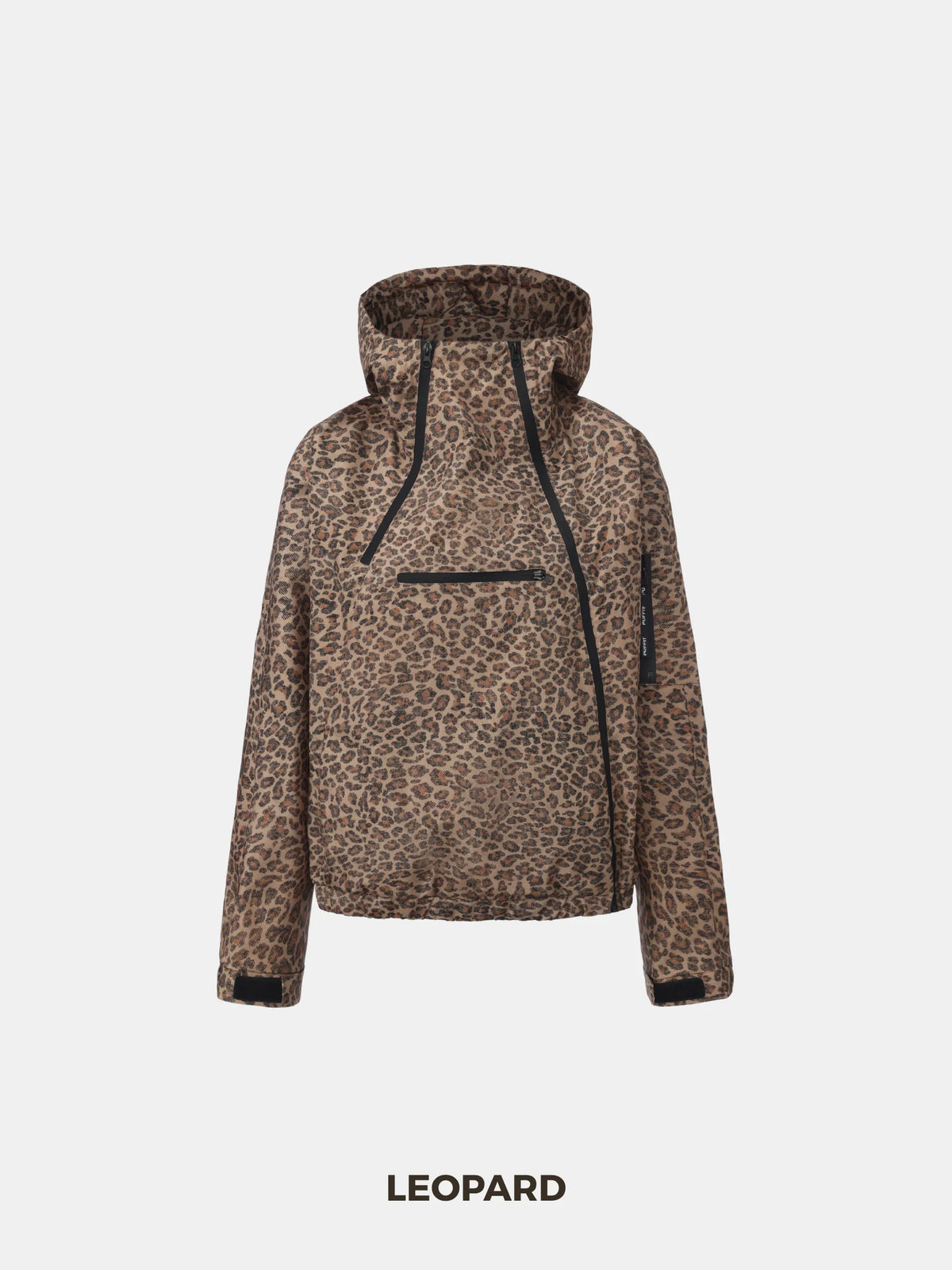 STM-TEX™ Short Asymmetric Zip Rain Hoodie