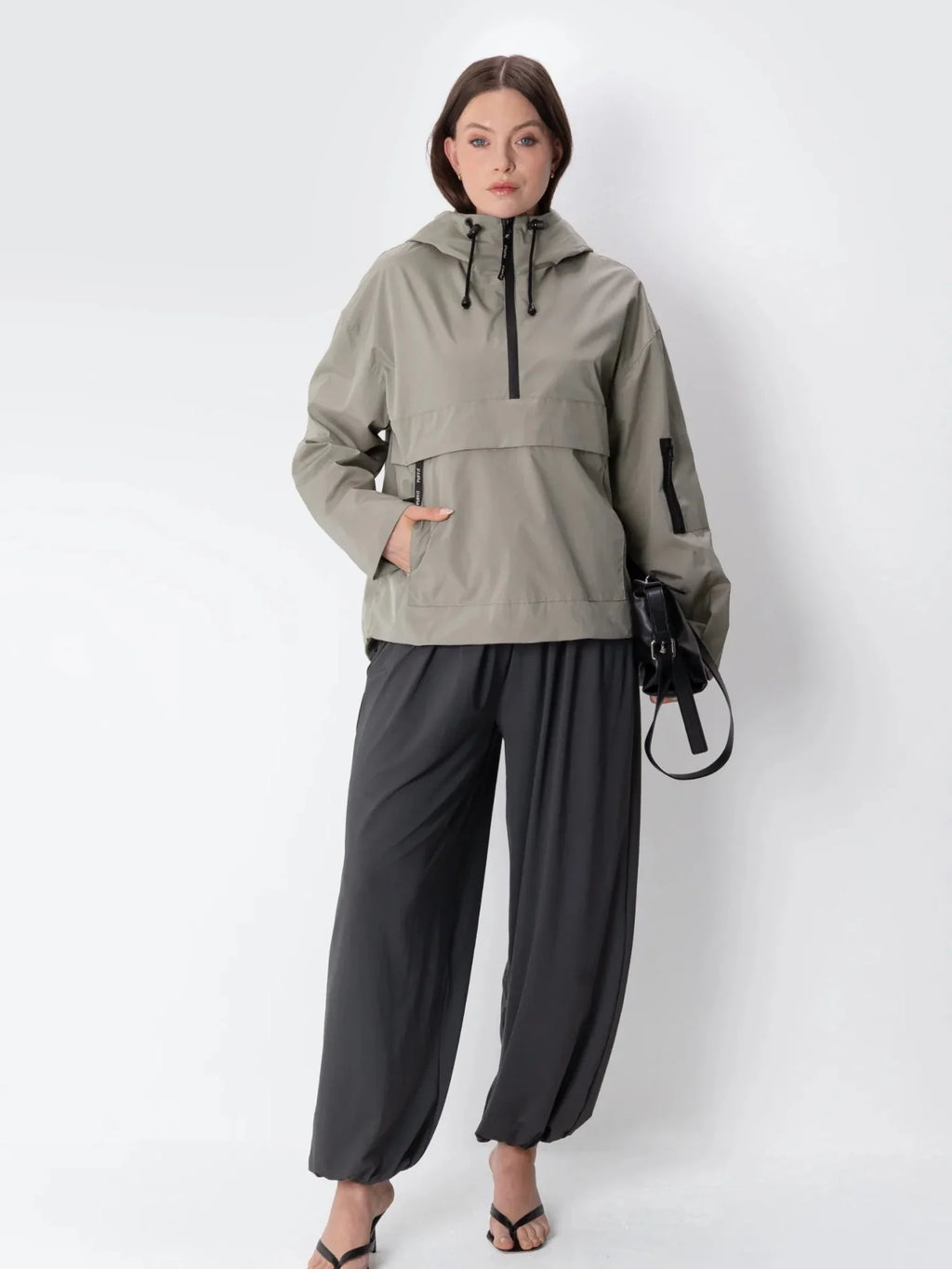 STM-TEX™ ALL Classic Relaxed Fit Rain Hoodie - Dark Taupe
