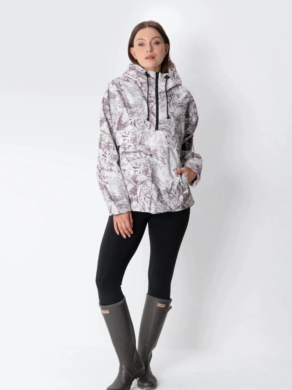 STM-TEX™ Mist Camo Relaxed Fit Rain Hoodie