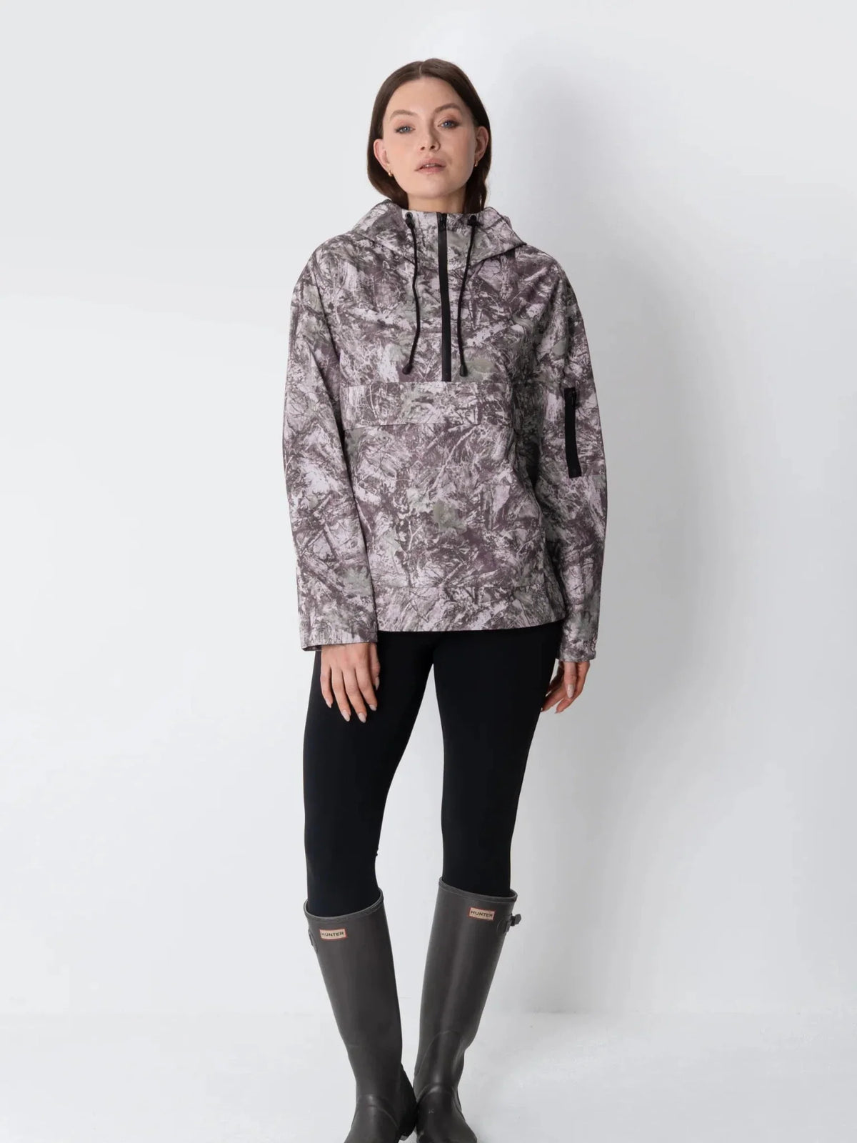 STM-TEX™ Shadow Camo Relaxed Fit Rain Hoodie