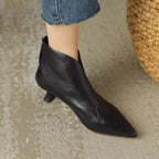 Vienna Kitten Heel Boot