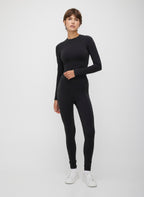 Seamless Cropped Long Sleeve Tee