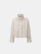 STM-TEX™ Pin Dot Stand Collar Bomber Jacket