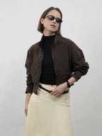STM-TEX™ Funnel Collar Waterproof Bomber Jacket