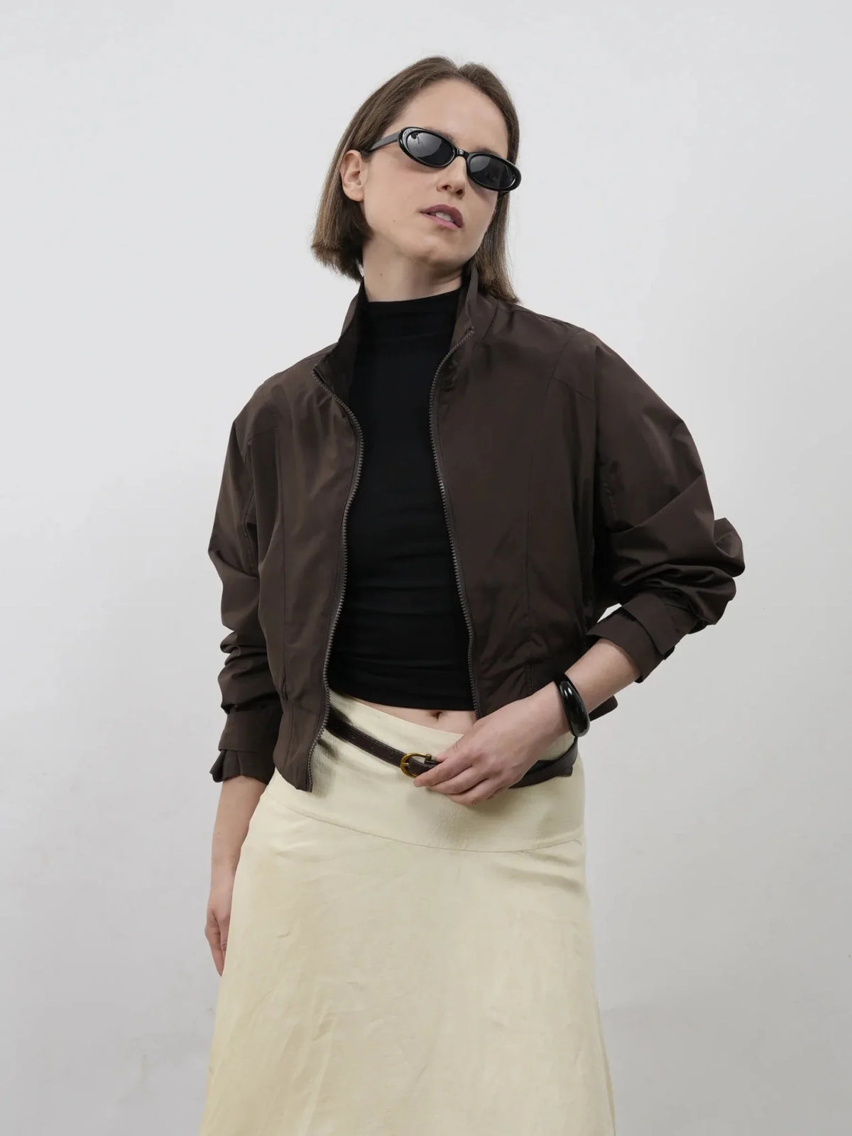 STM-TEX™ Funnel Collar Waterproof Bomber Jacket