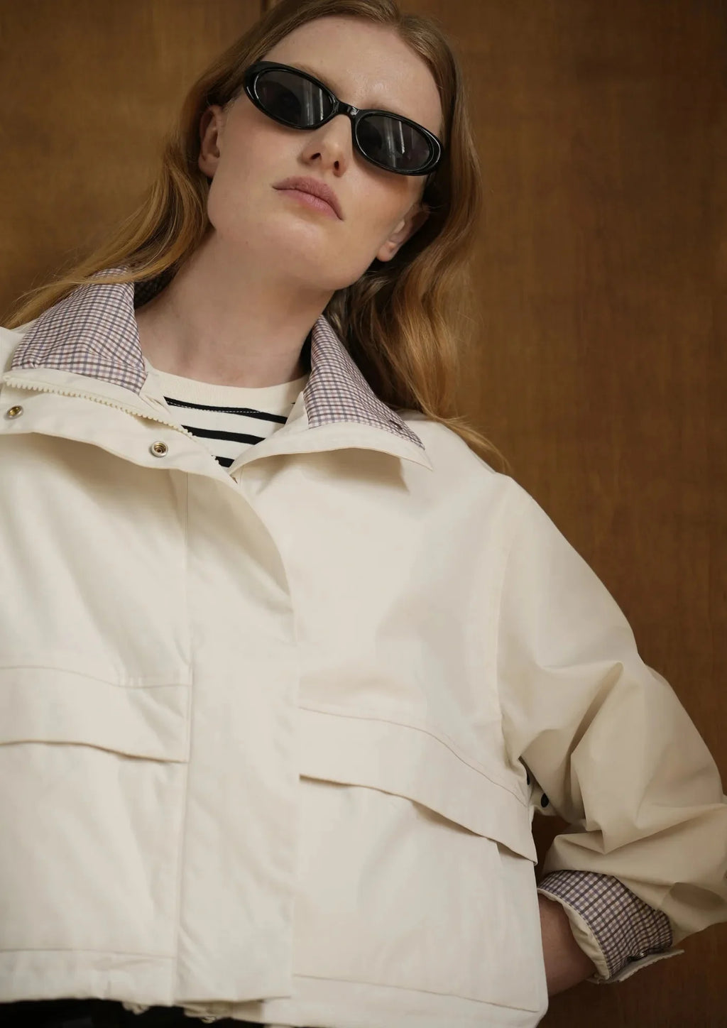 STM-TEX™ Funnel Collar Waterproof Bomber Jacket