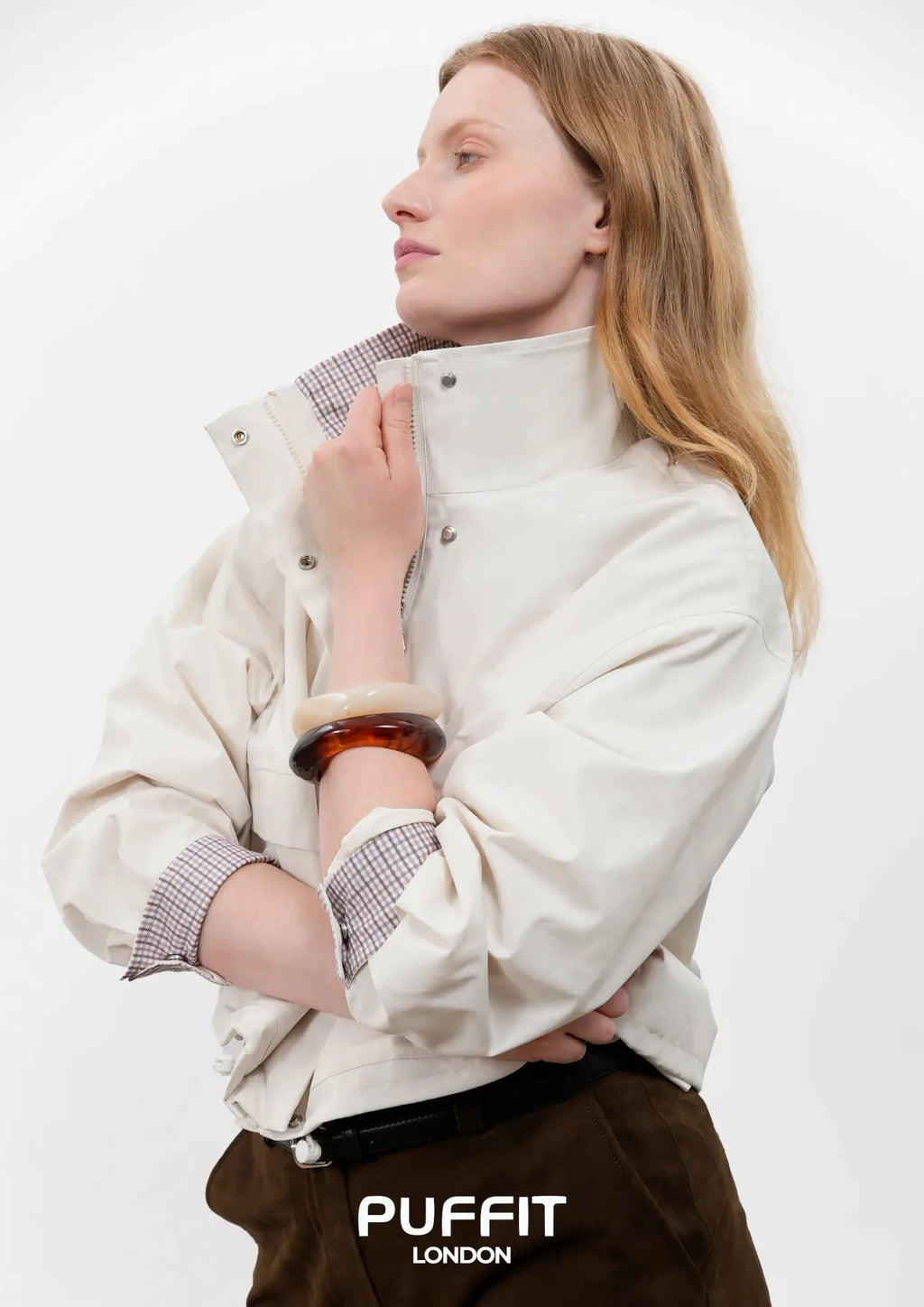 STM-TEX™ Stand Collar Bomber Jacket- Stay Puffit