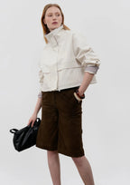 STM-TEX™ Stand Collar Bomber Jacket- Stay Puffit