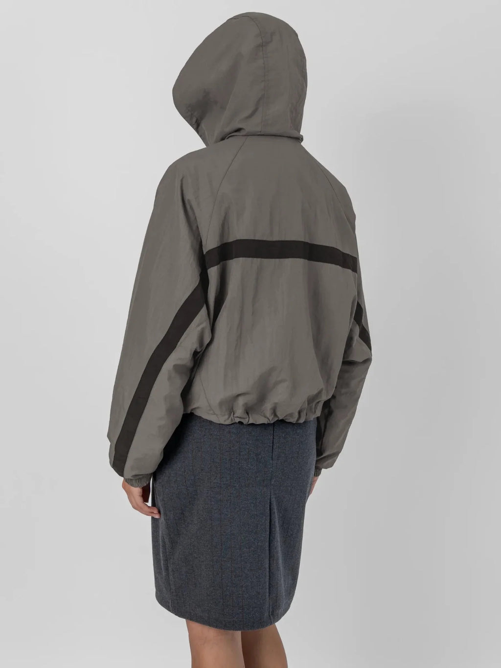 FlowCore™ Water Repellent Oversized Short Track Jacket