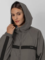 FlowCore™ Water Repellent Oversized Short Track Jacket