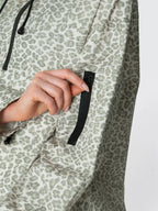 STM-TEX™ Olive Leopard Relaxed Fit Rain Hoodie