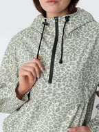 STM-TEX™ Olive Leopard Relaxed Fit Rain Hoodie