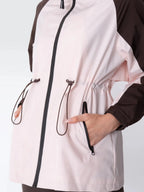 STM-TEX™ Brown/Pink Full-Zip Rain Jacket