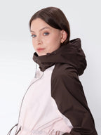 STM-TEX™ Brown/Pink Full-Zip Rain Jacket