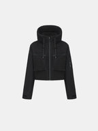 STM-TEX™ Elevated Cropped Hooded Rain Jacket