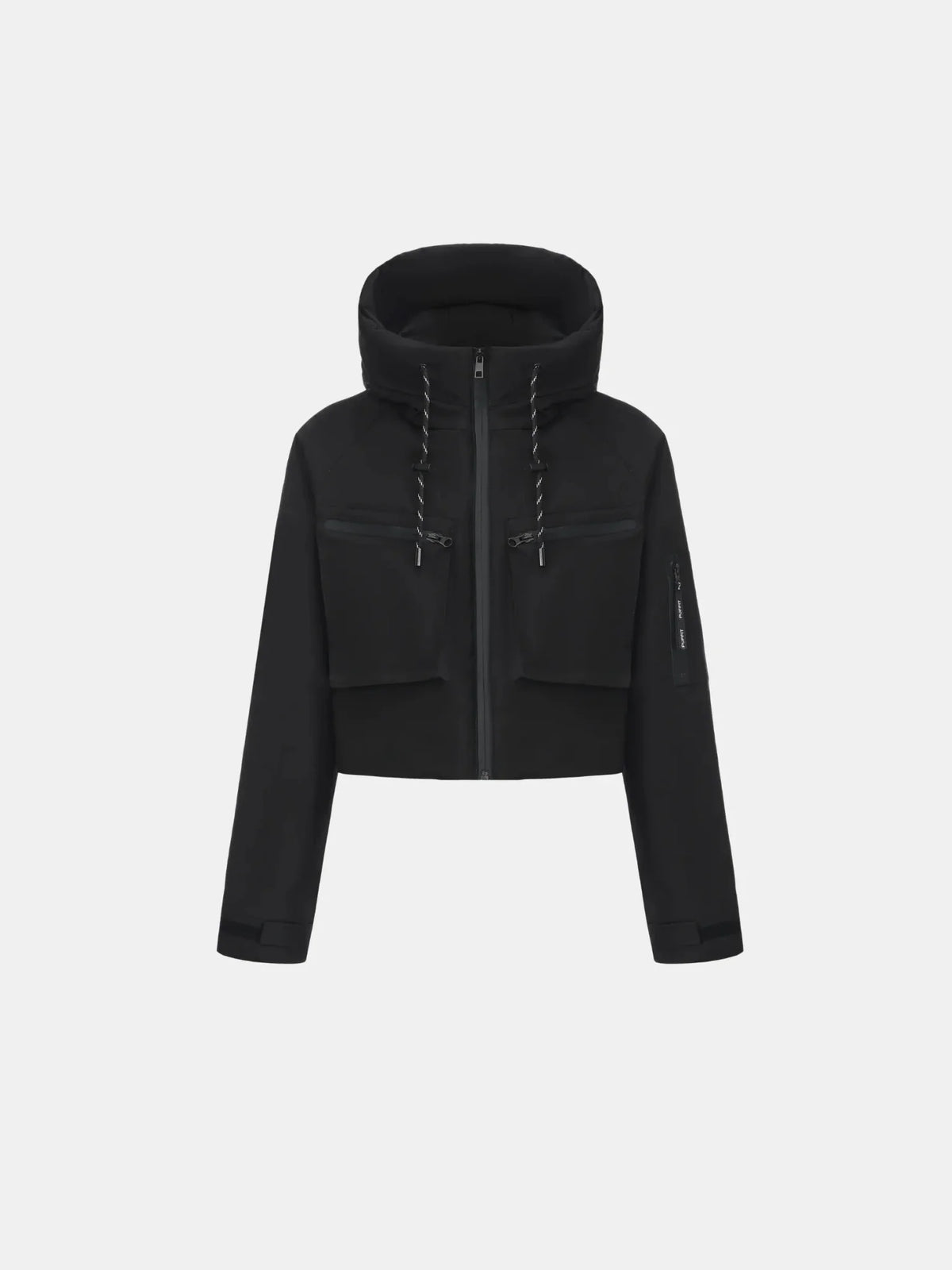STM-TEX™ Elevated Cropped Hooded Rain Jacket - Stay Puffit